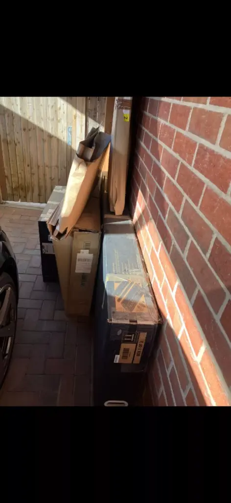 Garden garage clearance before